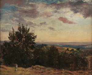 Landscape Study: Hampstead Looking West — John Constable Reeve