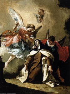 The Ecstasy Of St Therese — Francesco Fontebasso