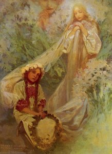 Madonna Of The Lilies — Alphonse Mucha