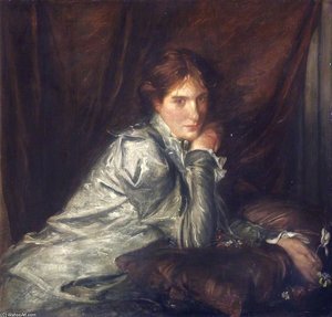 Lady With A Cyclamen — Charles Haslewood Shannon