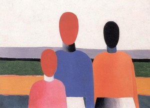Tres Figuras Femeninas — Kazimir Malevich