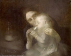 The Tin Mug — Eugène Anatole Carrière