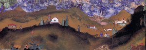 Tuscan Landscape — Bernardino Poccetti