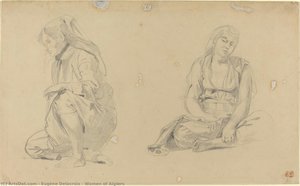 Femmes D'alger — Eugène Delacroix