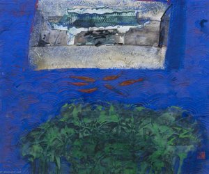 Japanese Scene With Fish — George Malcolm Donald