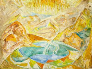 Untitled (cubist Landscape) — Bess Larkin Housser Harris