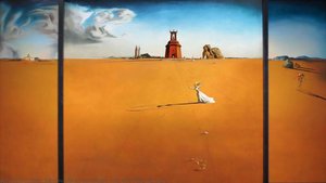 Landscape With Girl Skipping Rope — Salvador Dalí