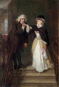 Dr Johnson And Mrs Siddons In Bolt Court — William Powell Frith