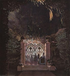 Fireworks In The Park — Konstantin Andreevic Somov