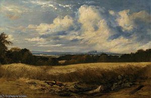 A Mid-lothian Landscape With Edinburgh In The Distance — Horatio Mcculloch