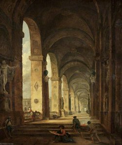 Un Capricho De Arquitectura Romana — Hubert Robert