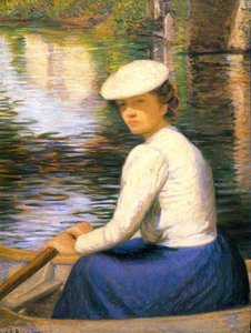 Dans Un Bateau (in A Boat) — Lilla Cabot Perry