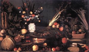 Still Life With Flowers And Fruit — Cecco Del Caravaggio (francesco Buoneri)
