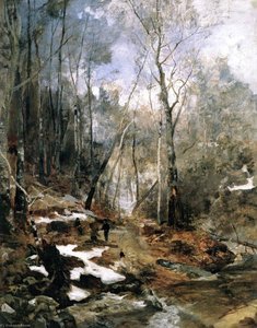 February Atmosphere Early Spring In The Vienna Woods — Emil Jacob Schindler