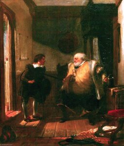 Falstaff And Simple (from 'the Merry Wives Of Windsor' By William Shakespeare) — Sir Augustus Wall Callcott