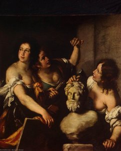 Allegory Of Arts — Бернардо Строцци