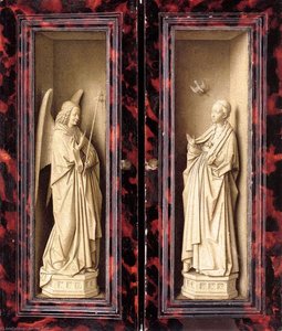 Triptyque Petit (panneaux Extérieurs) — Jan Van Eyck