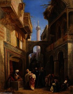 Street Scene In Cairo — William James Müller