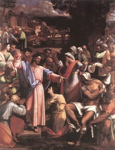 La Resurrezione Di Lazzaro — Sebastiano Del Piombo