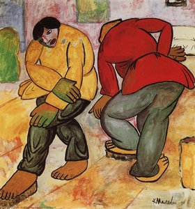 Die Bodenpolierer — Kasimir Sewerinowitsch Malewitsch