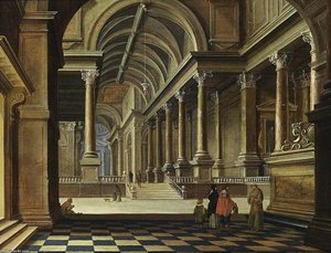 Interior Of An Imaginary Church — Bartholomeus Corneliszoon Van Bassen