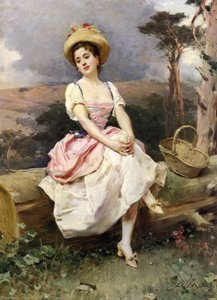 A Rest Along The Way — Raimundo De Madrazo Y Garreta