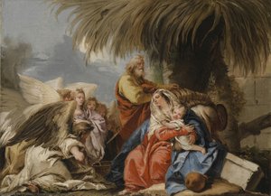 Rest On The Flight Into Egypt — Giovanni Domenico Tiepolo