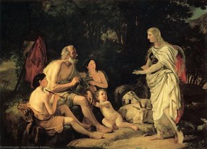 Erminia And The Shepherds — Karl Pavlovich Bryullov