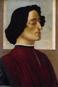 Portrait - Portrait Of Giuliano De' Medici — Sandro Botticelli