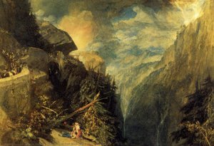 The Battle Of Fort Rock, Val D'aoste, Piedmont — Joseph Mallord William Turner