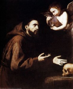 Vision Of St. Francis Of Assisi — Jusepe De Ribera
