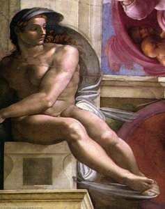 Ignudo (14) — Michelangelo Buonarroti