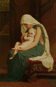 Mother And Child — Frederick Goodall