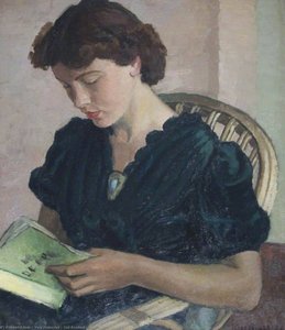 Girl Reading — Vera Alabaster