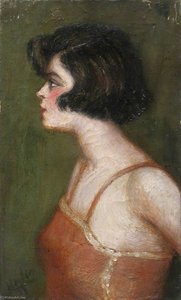 Lady In A Red Vest — Georges Van Houten