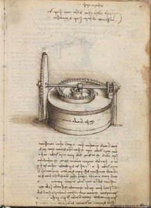 Codice Madrid I, F.4r — Leonardo Da Vinci