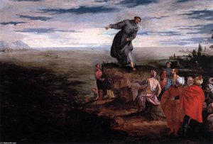 Saint Antoine Prêchant Aux Poissons — Paolo Veronese