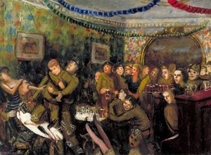 Recruits' Progress An Evening Out, Pub Scene — Carel Victor Morlais Weight