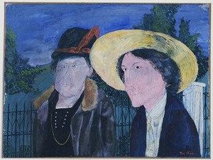 Two Witnesses, Mellie Edeau And Sadie Edeau — Benjamin Shahn