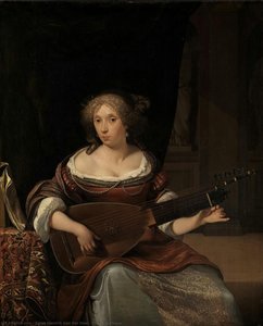 The Lute Player — Eglon Hendrik Van Der Neer