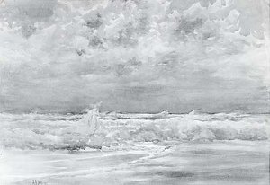 Seascape, (painting) — Arthur B. Davies