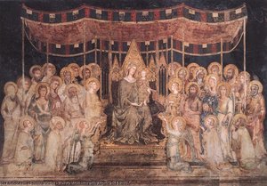 Maestà (madonna With Angels And Saints) — Simone Martini