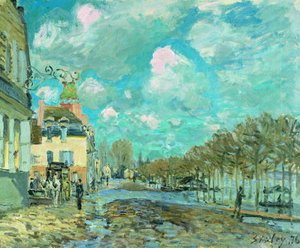 Flood At Port-marly 4 — Alfred Sisley