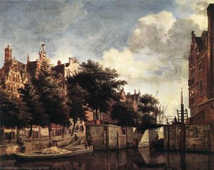The Martelaarsgracht In Amsterdam — Adriaen Van De Velde