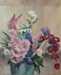 Still Life, Flowers — Albert Edward Wade