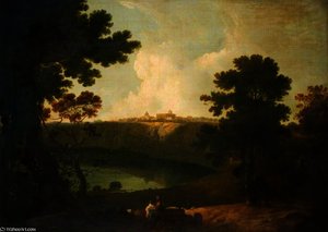 Lake Albano And Castel Gandolfo — Richard Wilson