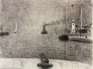 Il Porto Di Honfleur — Georges Pierre Seurat