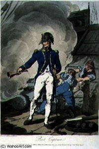 Post Captain From 'costume Of Great Britain — John Augustus Atkinson