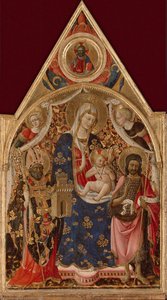 Madonna And Child With Saints — Biagio D'antonio Da Firenze