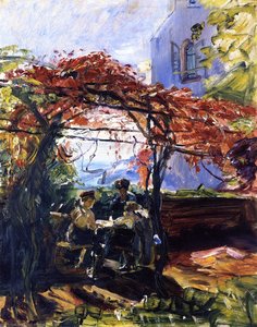 Grape Arbor At Neukastel — Max Slevogt